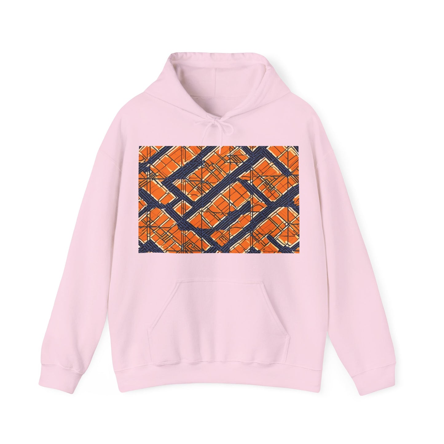 boostlete-boost-mode-pattern-plate-number-monoline-0571 — Unisex Heavy Blend Hoodie (G18500)