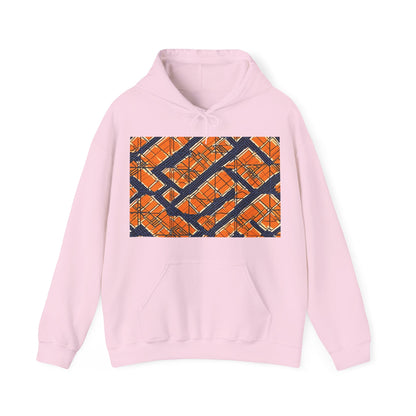 boostlete-boost-mode-pattern-plate-number-monoline-0571 — Unisex Heavy Blend Hoodie (G18500)