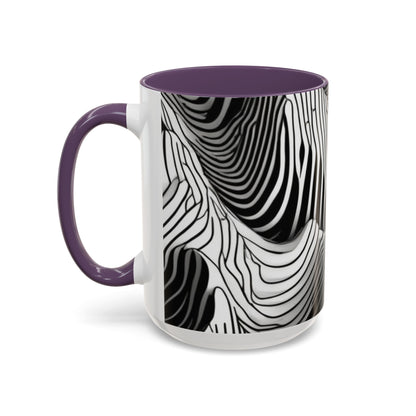 boostlete-field-day-pattern-topographic-isometric-0211 — Accent Mug 11oz/15oz
