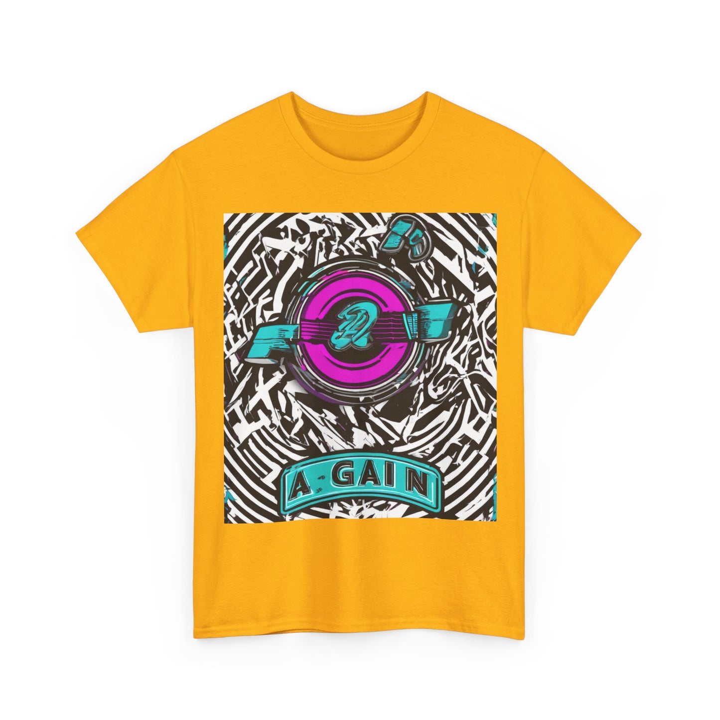 boostlete-boost-mode-type-again-badge-monoline-0293 — Unisex Heavy Cotton Tee (Gildan 5000)