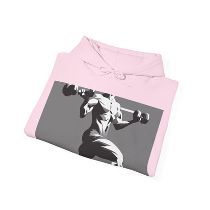 boostlete-pr-season-scene-lunge-speed-isometric-0316 — Unisex Heavy Blend Hoodie (G18500)
