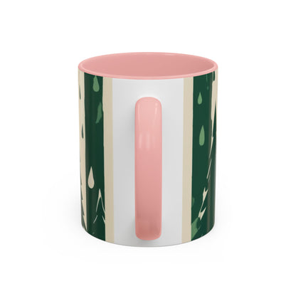 boostlete-quiet-power-icon-water-glitch-retro-0186 — Accent Mug 11/15oz