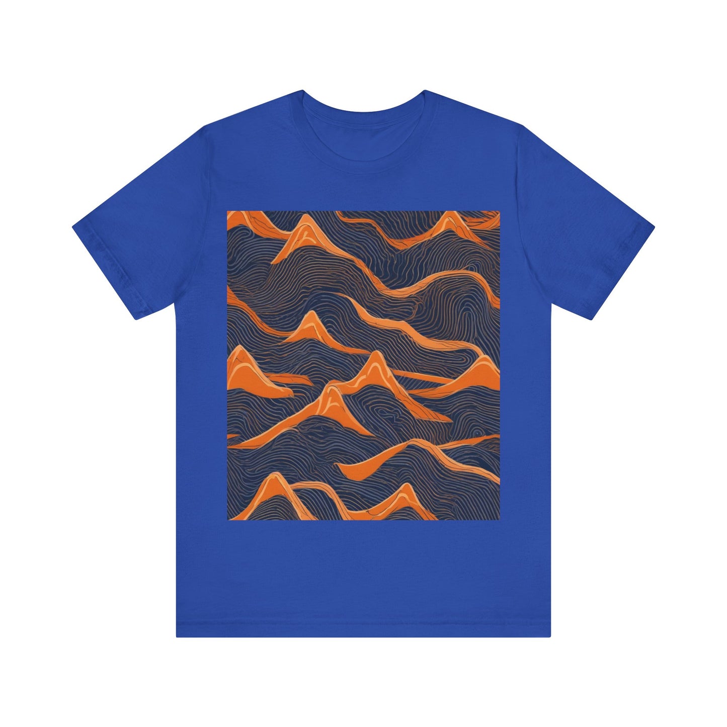 boostlete-boost-mode-pattern-topographic-engraved-0035 — Unisex Jersey Short Sleeve (B+C 3001)