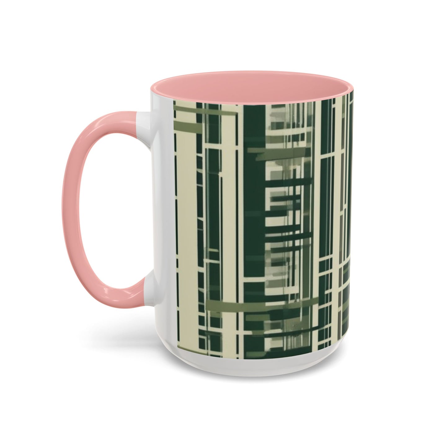 boostlete-quiet-power-pattern-barcode-blueprint-0167 — Accent Mug 11/15oz