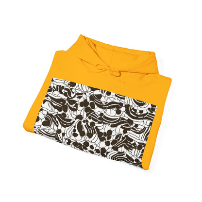 boostlete-rise-grind-pattern-dotted-line-art-0483 — Unisex Heavy Blend Hoodie (G18500)