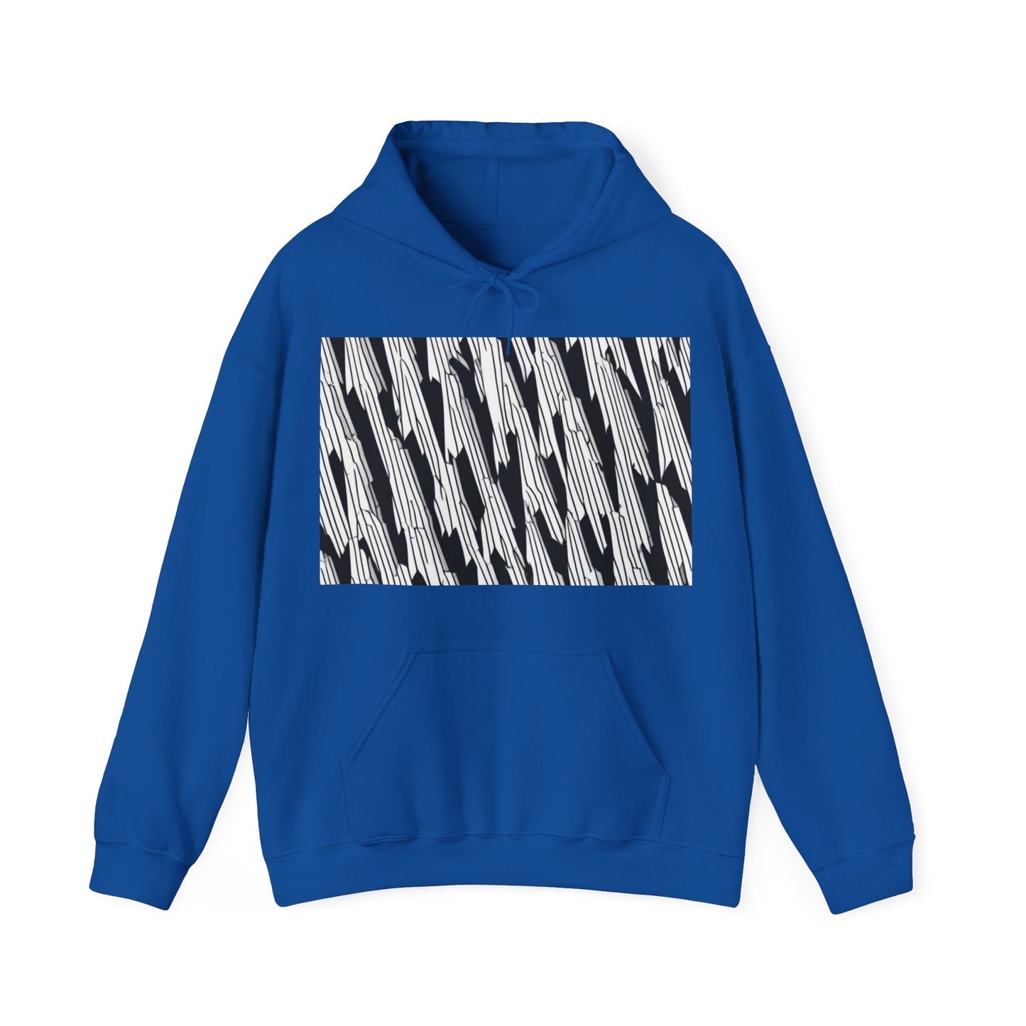 boostlete-iron-intent-pattern-micro-isometric-0199 — Unisex Heavy Blend Hooded Sweatshirt (Gildan)