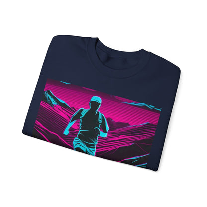 boostlete-am-crew-scene-trail-high-modern-0980 — Unisex Heavy Blend Crewneck (G18000)
