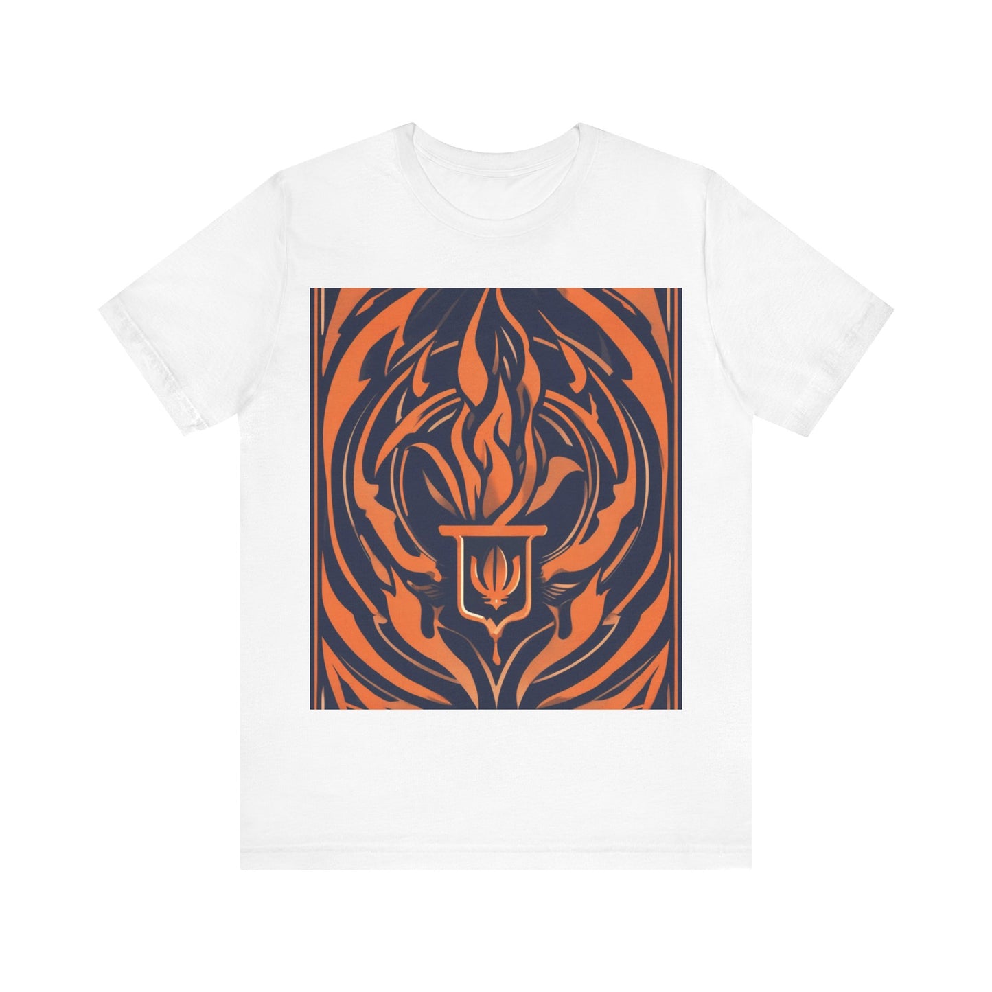 boostlete-quiet-power-icon-flame-duotone-athletic-0158 — Unisex Jersey Short Sleeve (B+C 3001)