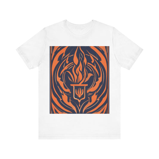 boostlete-quiet-power-icon-flame-duotone-athletic-0158 — Unisex Jersey Short Sleeve (B+C 3001)