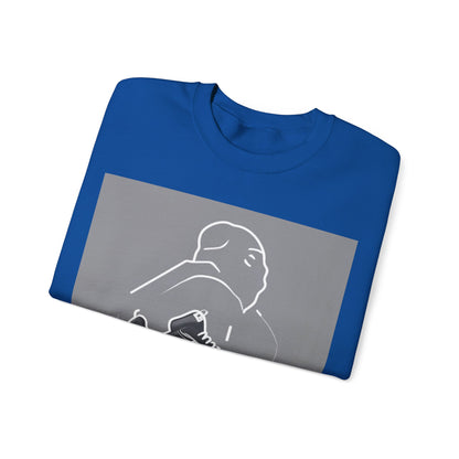 boostlete-boost-mode-icon-sneaker-offset-vector-0166 — Unisex Heavy Blend Crewneck Sweatshirt (Gildan)