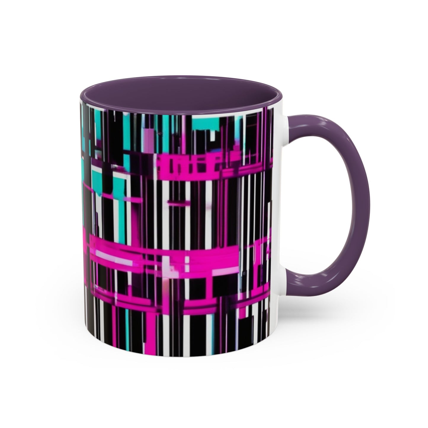 boostlete-am-crew-pattern-barcode-bold-0023 — Accent Mug 11oz/15oz