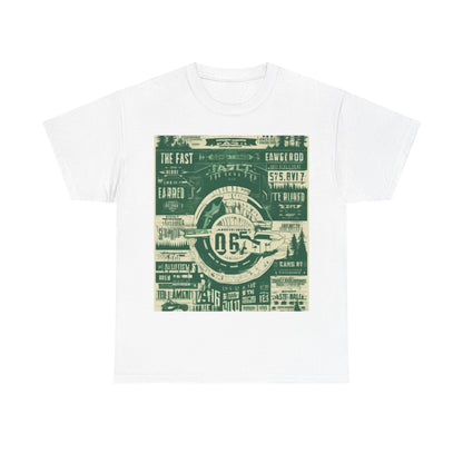 boostlete-mile-by-mile-type-fast-is-earned-big-blueprint-0041 — Unisex Heavy Cotton Tee (Gildan 5000)