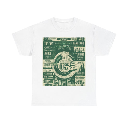 boostlete-mile-by-mile-type-fast-is-earned-big-blueprint-0041 — Unisex Heavy Cotton Tee (Gildan 5000)