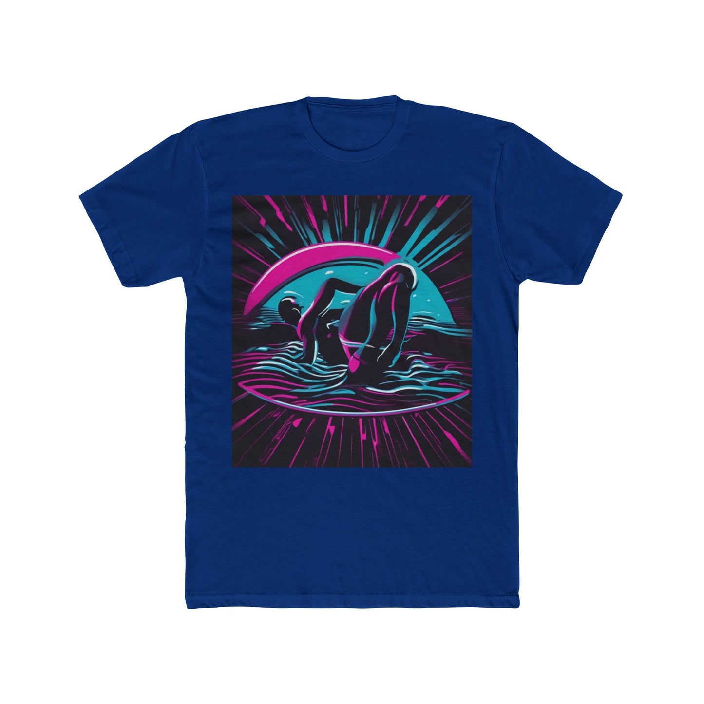 boostlete-pr-season-icon-swimmer-duotone-bold-0126 — Unisex Cotton Crew Tee (NL 3600)