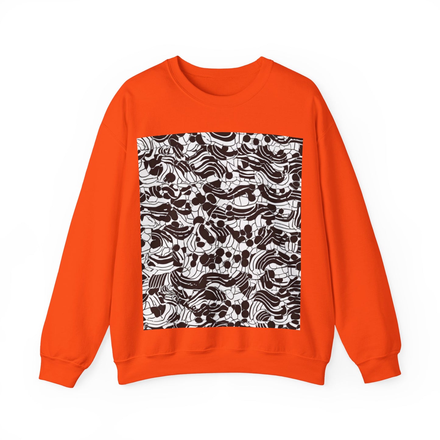 boostlete-rise-grind-pattern-dotted-line-art-0483 — Unisex Heavy Blend Crewneck (G18000)