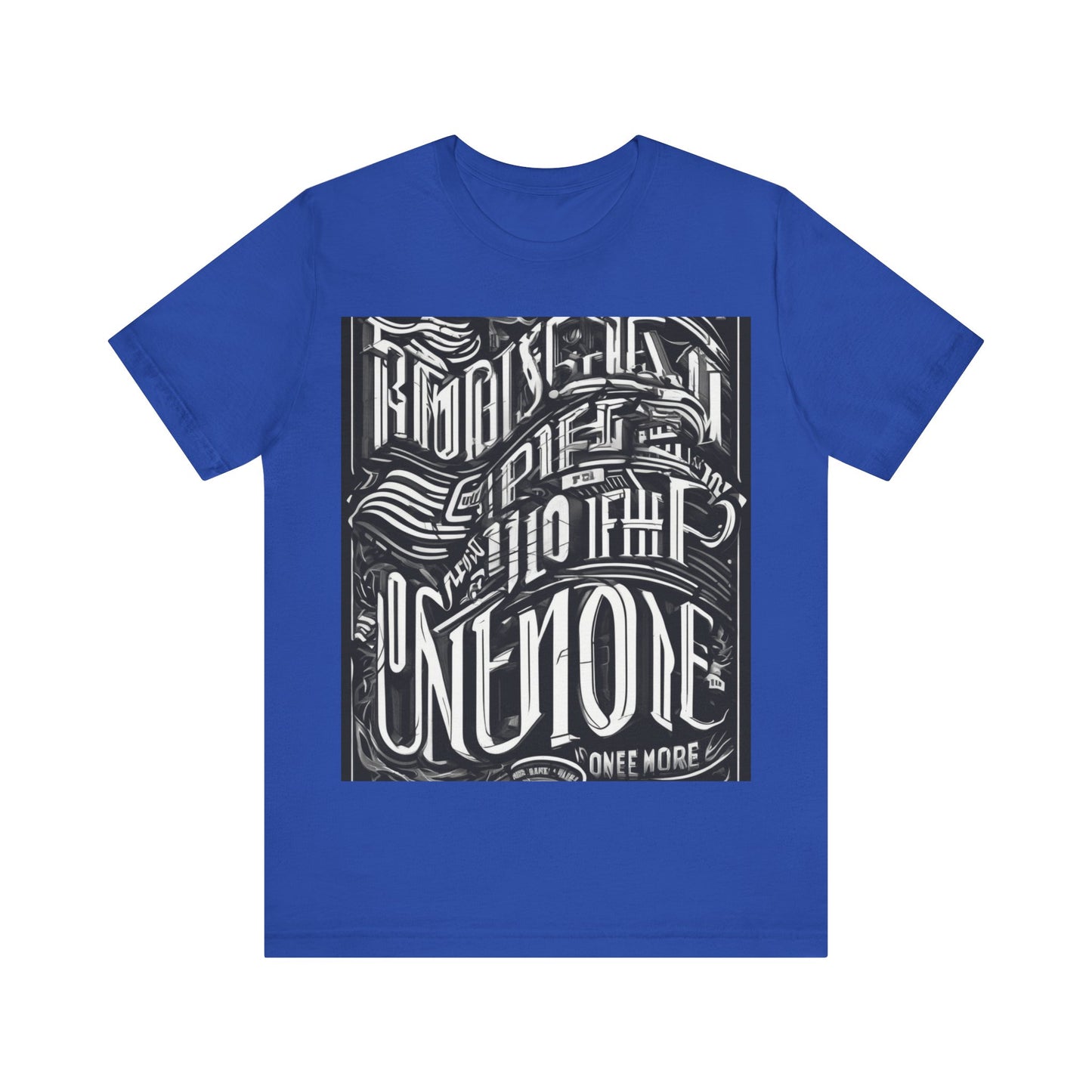 boostlete-mile-by-mile-type-one-more-split-line-art-0001 — Unisex Jersey Short Sleeve (B+C 3001)