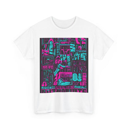 boostlete-rise-grind-type-unbreakable-routine-outline-over-solid-industrial-0081 — Unisex Heavy Cotton Tee (Gildan 5000)