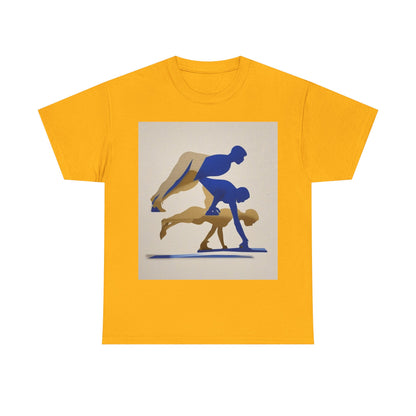 boostlete-mile-by-mile-scene-push-up-duotone-paper-0040 — Unisex Heavy Cotton Tee (Gildan 5000)