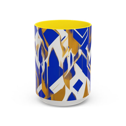 boostlete-field-day-icon-flame-glitch-geometric-0090 — Accent Mug 11oz/15oz