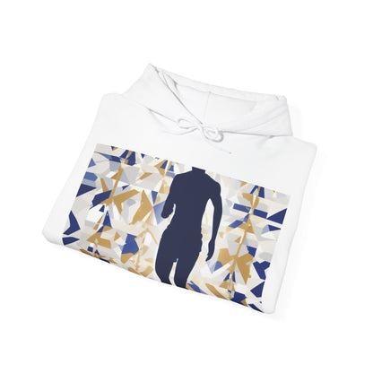 boostlete-recovery-progress-scene-marathoner-matte-geometric-0448 — Unisex Heavy Blend Hooded Sweatshirt (Gildan)