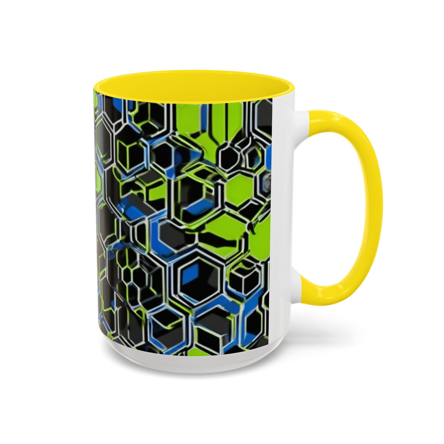 boostlete-recovery-progress-pattern-hex-blueprint-0007 — Accent Mug 11oz/15oz