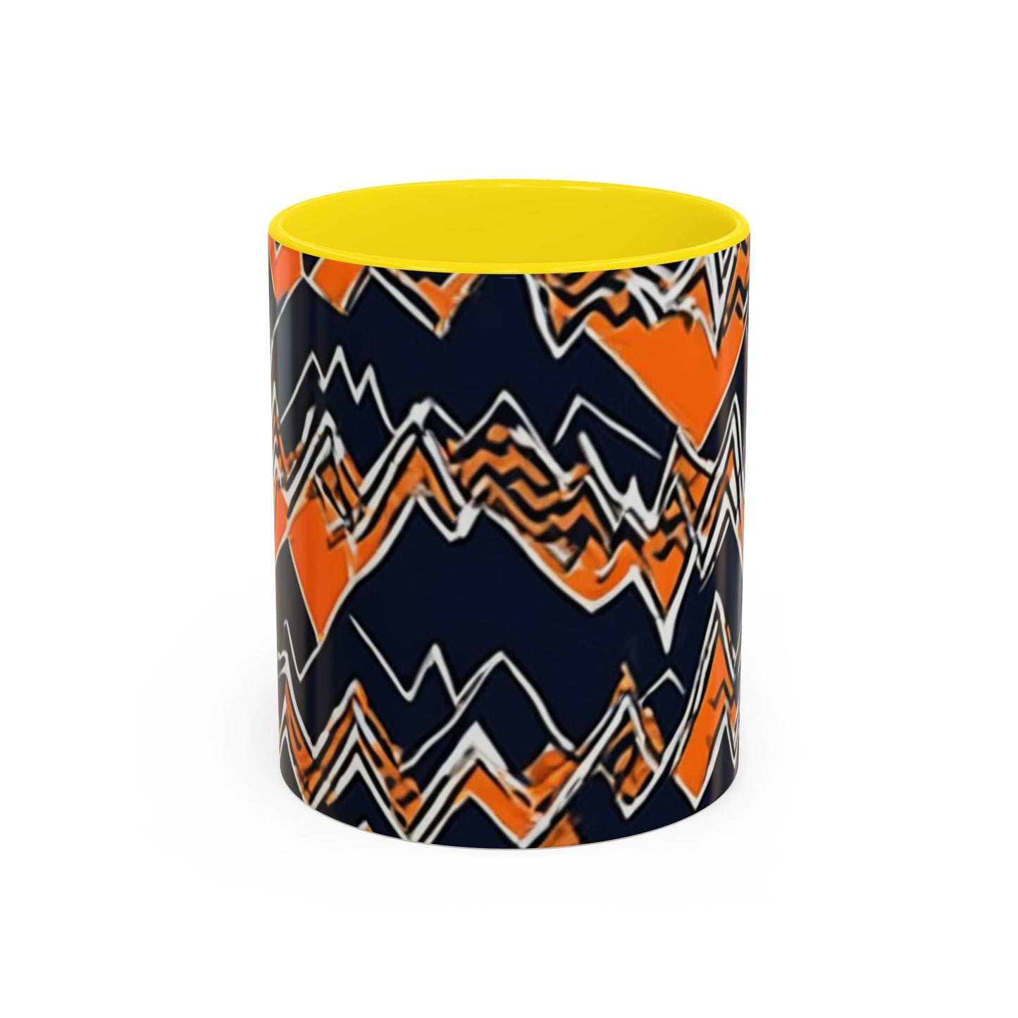 boostlete-headspace-pattern-ekg-industrial-0559 — Accent Mug 11/15oz