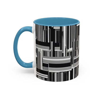 boostlete-recovery-progress-pattern-barcode-isometric-1023 — Accent Mug 11/15oz