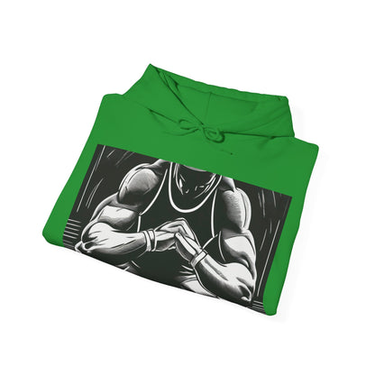 boostlete-pr-season-scene-athlete-outline-athletic-0144 — Unisex Heavy Blend Hooded Sweatshirt (Gildan)