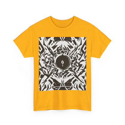 boostlete-am-crew-icon-flame-matte-geometric-0286 — Unisex Heavy Cotton Tee (Gildan 5000)