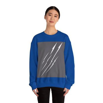 boostlete-boost-mode-icon-lightning-soft-industrial-0446 — Unisex Heavy Blend Crewneck (G18000)