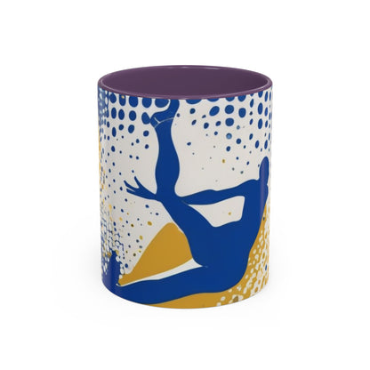 boostlete-field-day-icon-swimmer-halftone-paper-0246 — Accent Mug 11oz/15oz