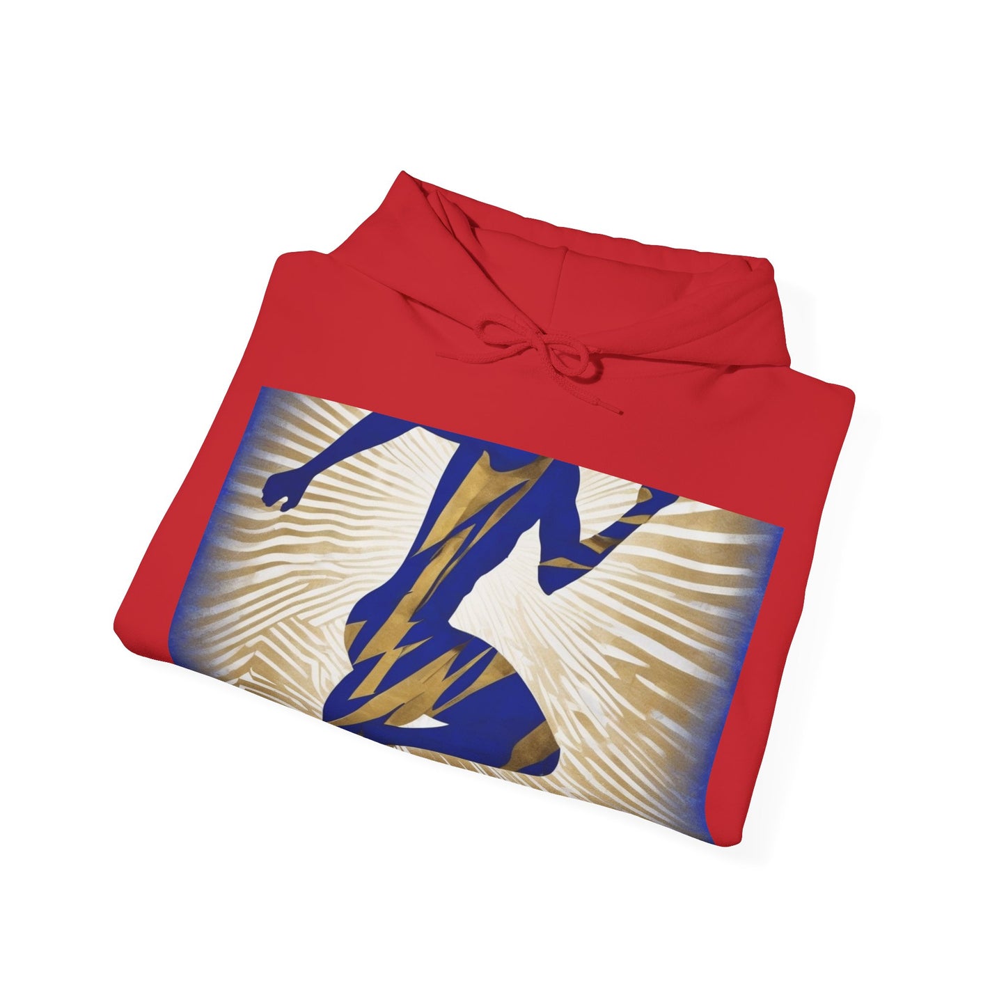 boostlete-field-day-scene-sprinter-motion-paper-0496 — Unisex Heavy Blend Hooded Sweatshirt (Gildan)