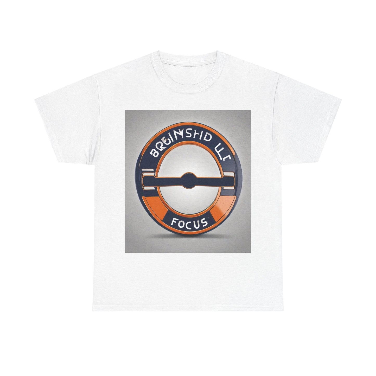 boostlete-quiet-power-icon-barbell-3d-athletic-0038 — Unisex Heavy Cotton Tee (Gildan 5000)