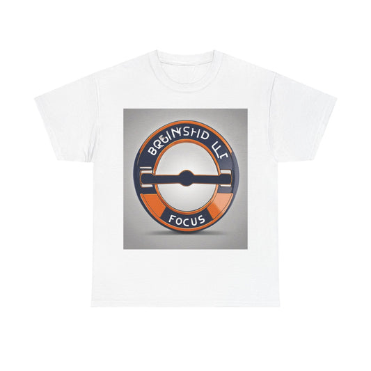 boostlete-quiet-power-icon-barbell-3d-athletic-0038 — Unisex Heavy Cotton Tee (Gildan 5000)