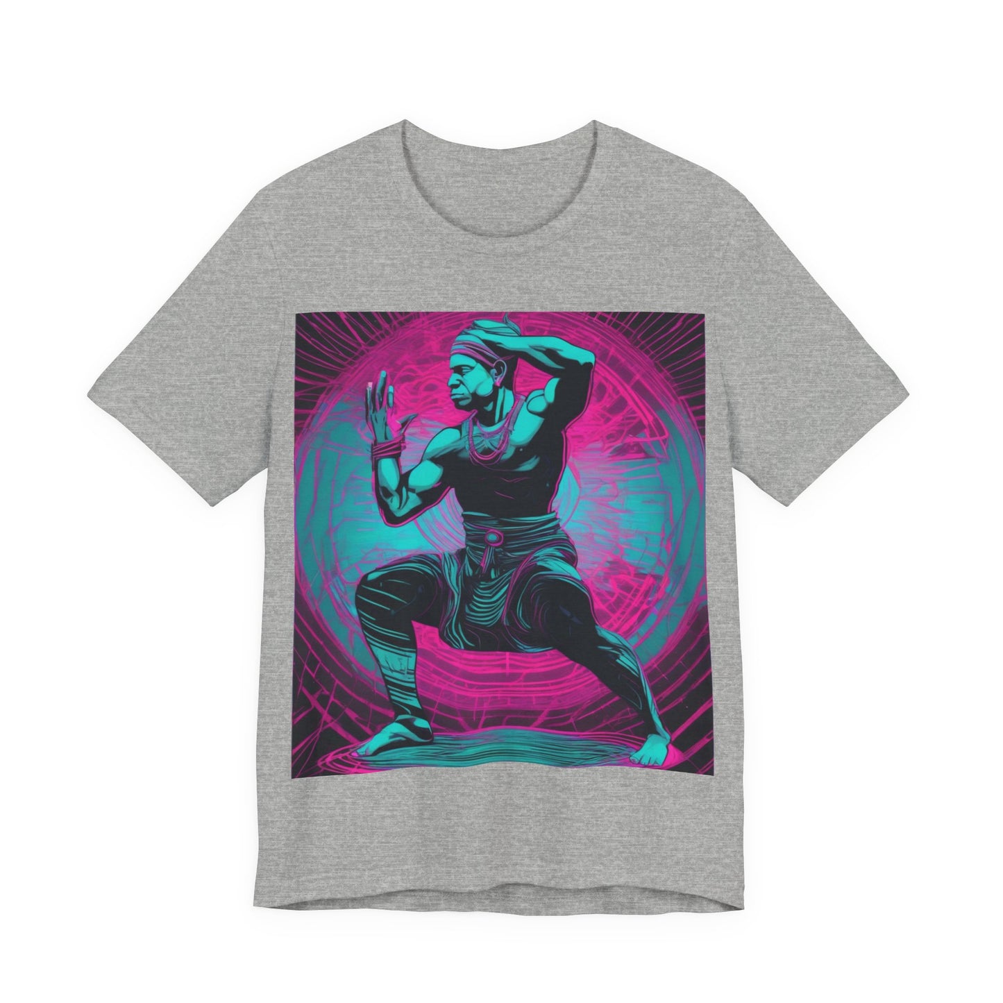 boostlete-rise-grind-scene-yogi-motion-line-art-0240 — Unisex Jersey Short Sleeve (B+C 3001)