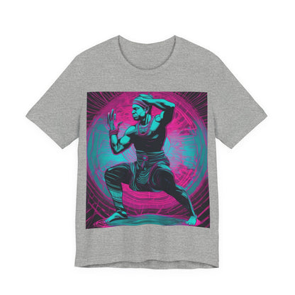 boostlete-rise-grind-scene-yogi-motion-line-art-0240 — Unisex Jersey Short Sleeve (B+C 3001)