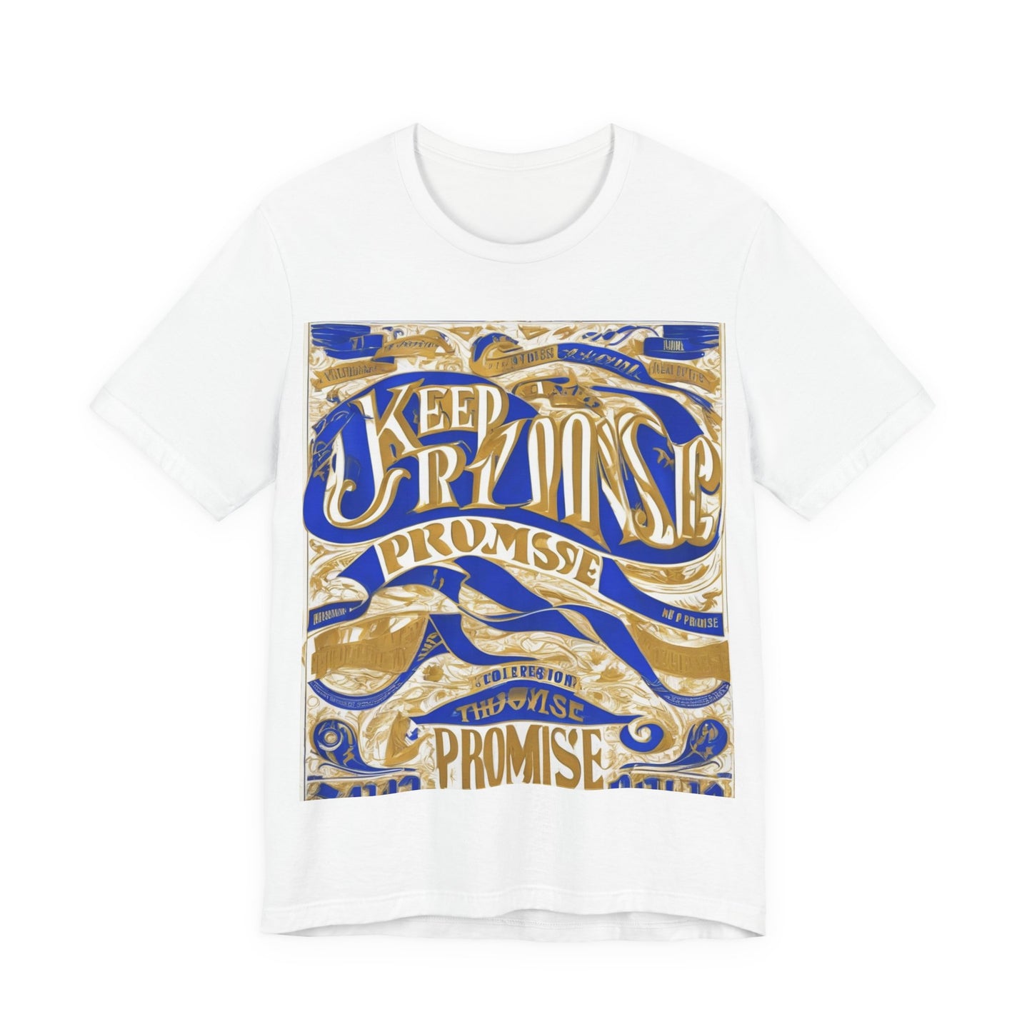 boostlete-am-crew-type-keep-the-promise-split-engraved-0101 — Unisex Jersey Short Sleeve (B+C 3001)