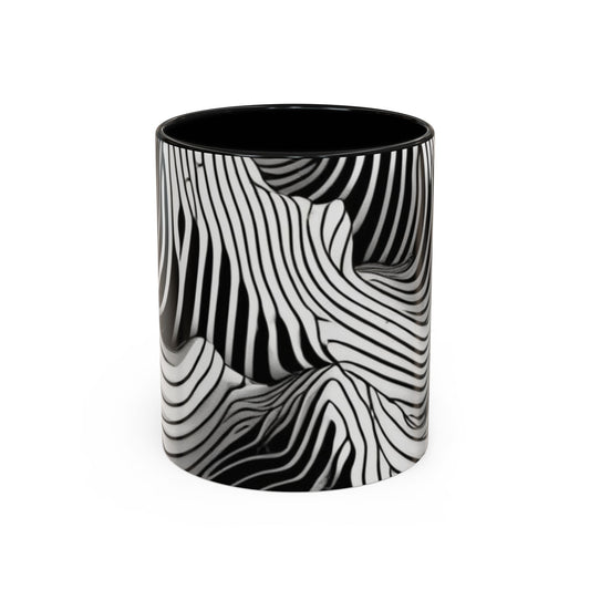 boostlete-field-day-pattern-topographic-isometric-0211 — Accent Mug 11oz/15oz