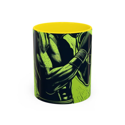 boostlete-mile-by-mile-scene-boxer-halftone-engraved-0112 — Accent Mug 11oz/15oz