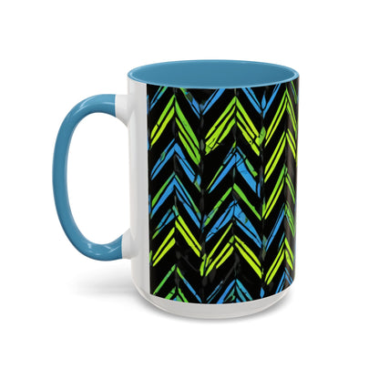 boostlete-mile-by-mile-pattern-chevron-monoline-0051 — Accent Mug 11oz/15oz
