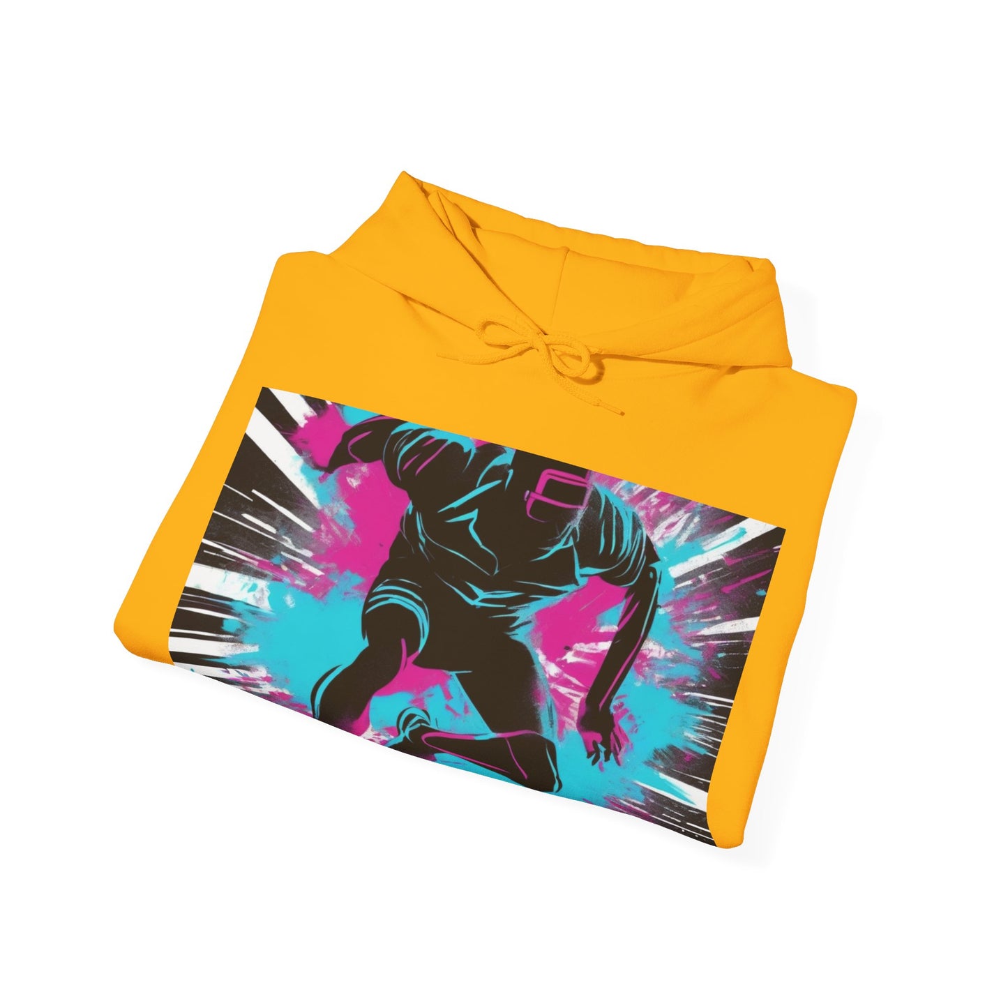 boostlete-recovery-progress-scene-sprinter-chalk-bold-0220 — Unisex Heavy Blend Hooded Sweatshirt (Gildan)