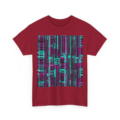 boostlete-field-day-pattern-barcode-retro-0275 — Unisex Heavy Cotton Tee (Gildan 5000)