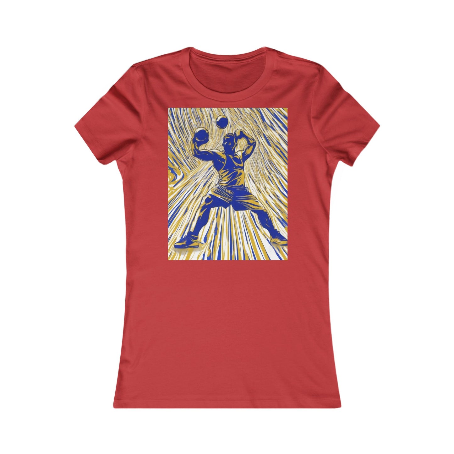 boostlete-rise-grind-scene-kettlebell-speed-engraved-0180 — Women's Favorite Tee (B+C 6004)