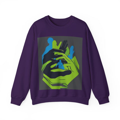 boostlete-mile-by-mile-scene-athlete-offset-modern-0824 — Unisex Heavy Blend Crewneck (G18000)