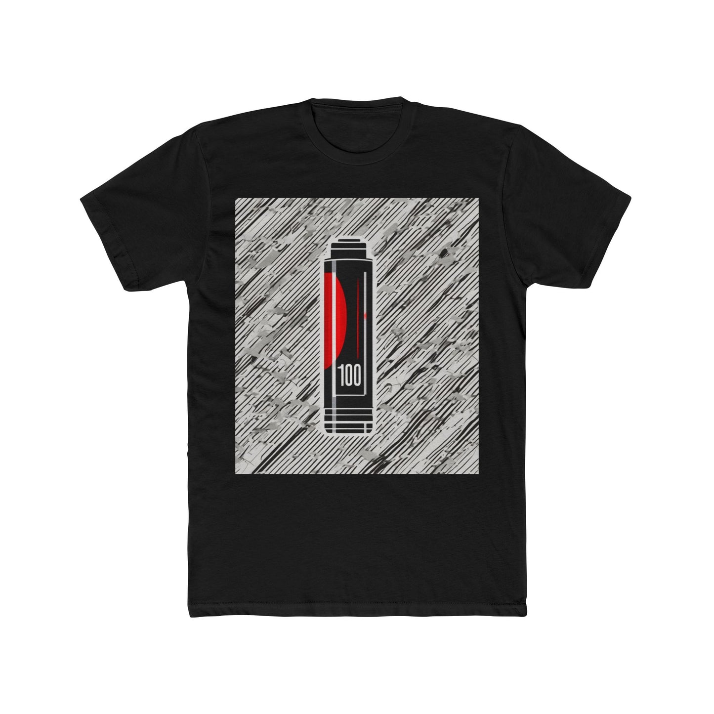 boostlete-rise-grind-icon-battery-motion-badge-0266 — Unisex Cotton Crew Tee (NL 3600)