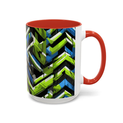 boostlete-rise-grind-pattern-chevron-isometric-0195 — Accent Mug 11oz/15oz