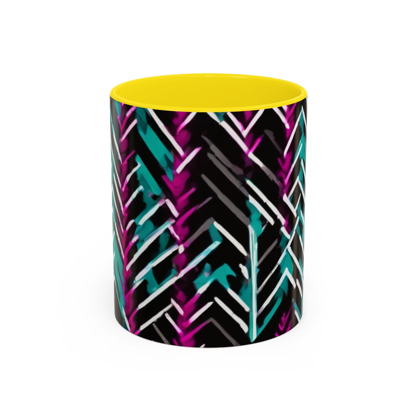 boostlete-recovery-progress-pattern-chevron-retro-0243 — Accent Mug 11/15oz