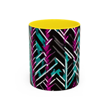 boostlete-recovery-progress-pattern-chevron-retro-0243 — Accent Mug 11/15oz