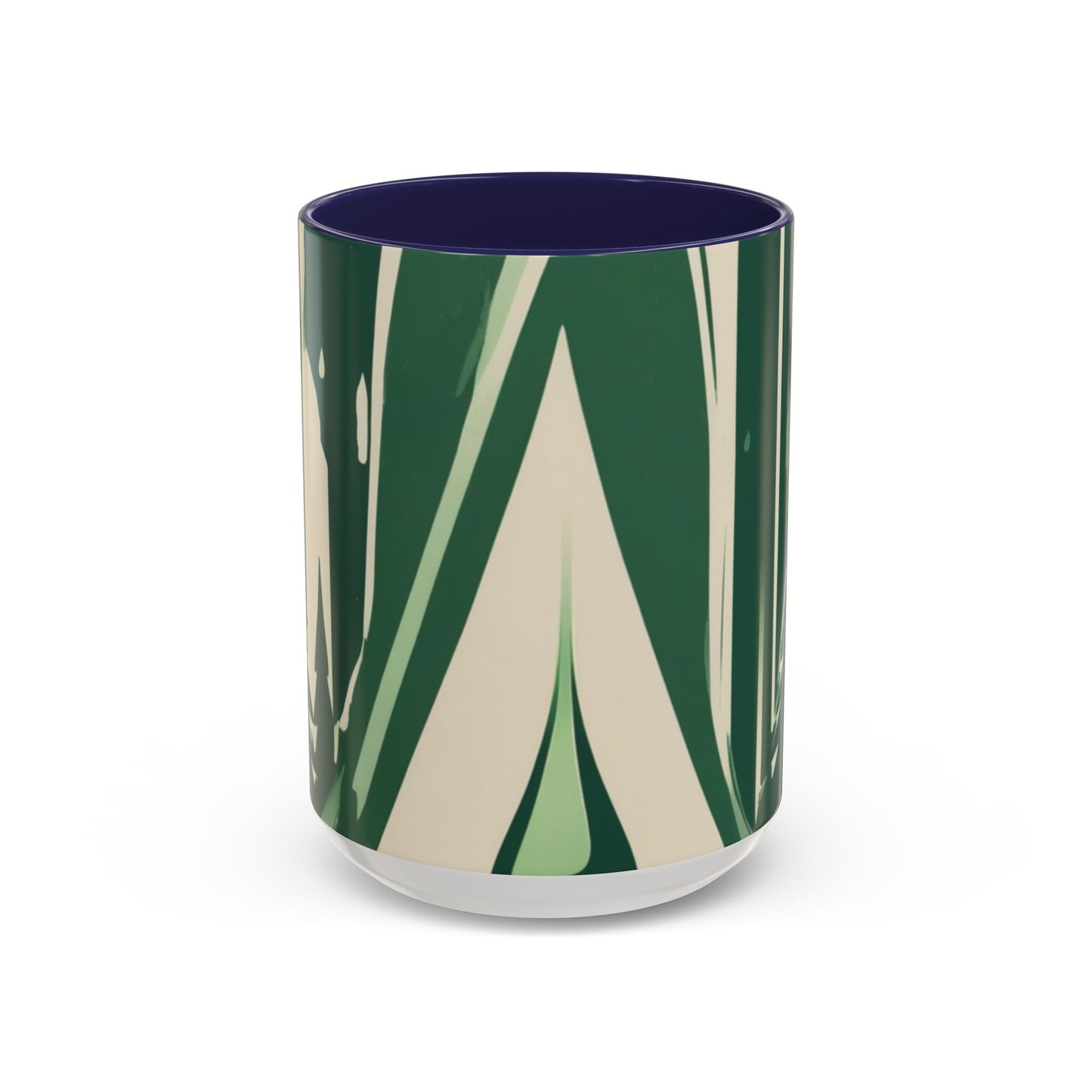boostlete-quiet-power-icon-water-glitch-retro-0186 — Accent Mug 11oz/15oz