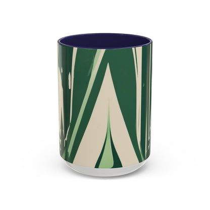 boostlete-quiet-power-icon-water-glitch-retro-0186 — Accent Mug 11oz/15oz